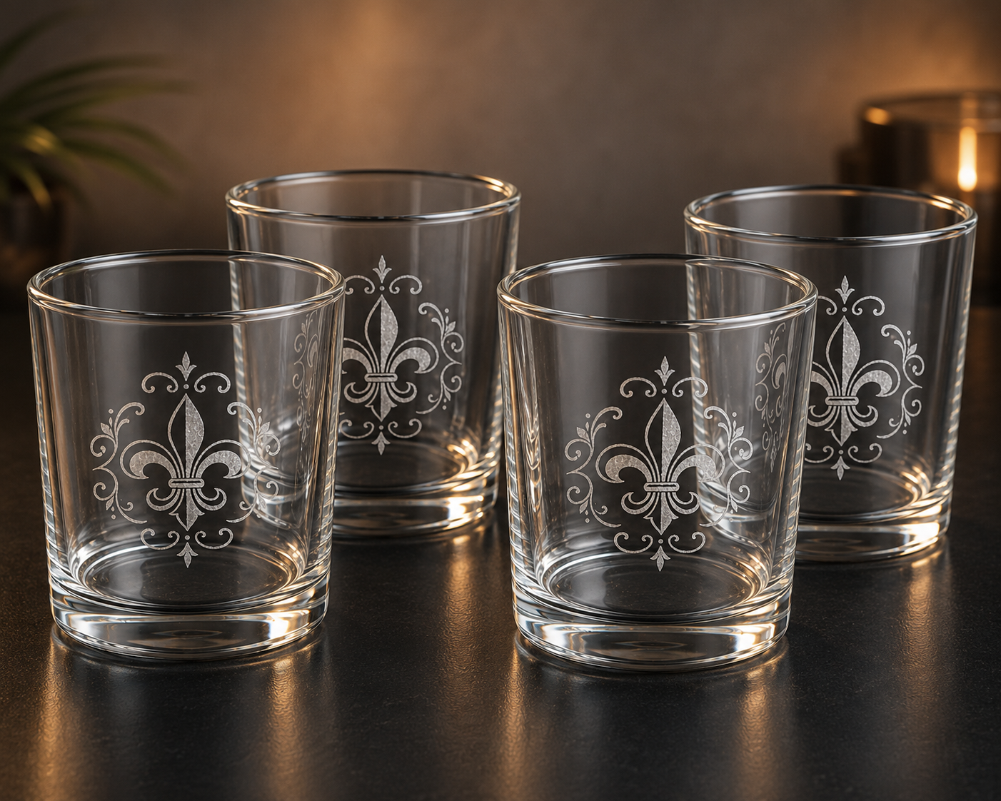 FLEUR DE LIS (4 PIECE SET)