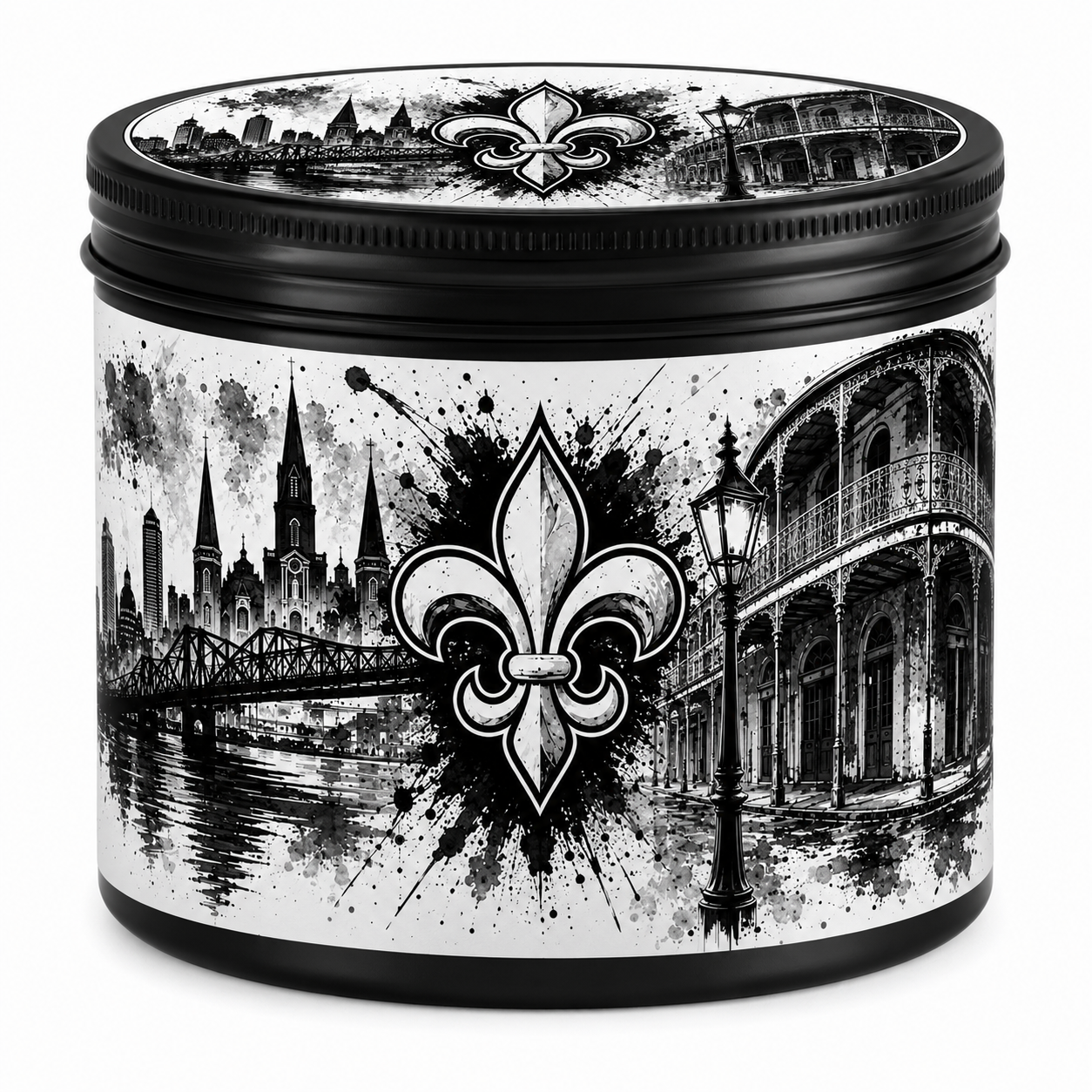 Fleur De Lis Candle
