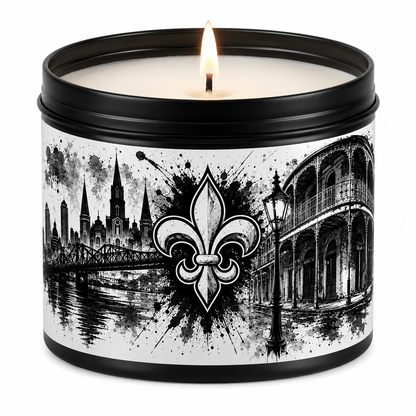 Fleur De Lis Candle